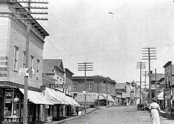 Main Street Harrison, ID Looking North