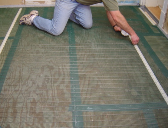 Tile Warming Installation - 1