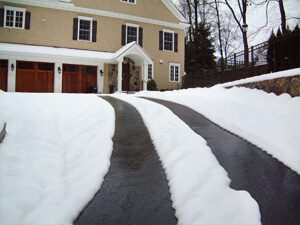 Snow Melting - Tire Tracks Only